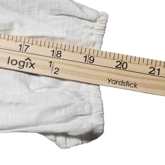 Lucky Brand Women’s Embroidered Top Ivory L Boho Chic Vintage Roadtrip Folk - Picture 14 of 16